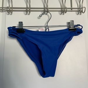 Blue bikini bottom